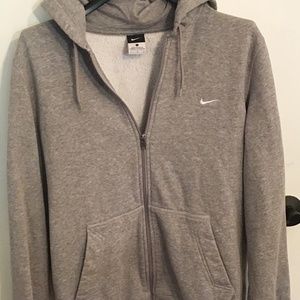 Nike Zippered Hooded Sweatshirt